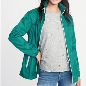 Old Navy Hooded Rain Jacket Windbreaker